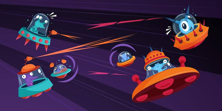 Retro Space Shooter im Vergleich zu modernen Weltraumspielen